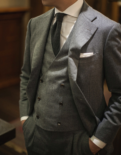 Grey Wool Men's Style | SOLETOPIA