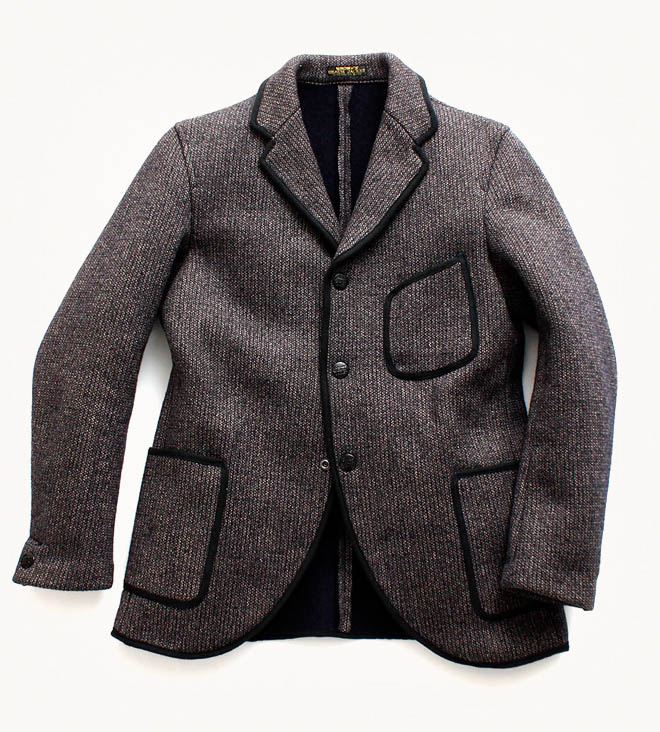 Tailored Beach Jacket in oxford grey, Brown's Japan men's fashion
