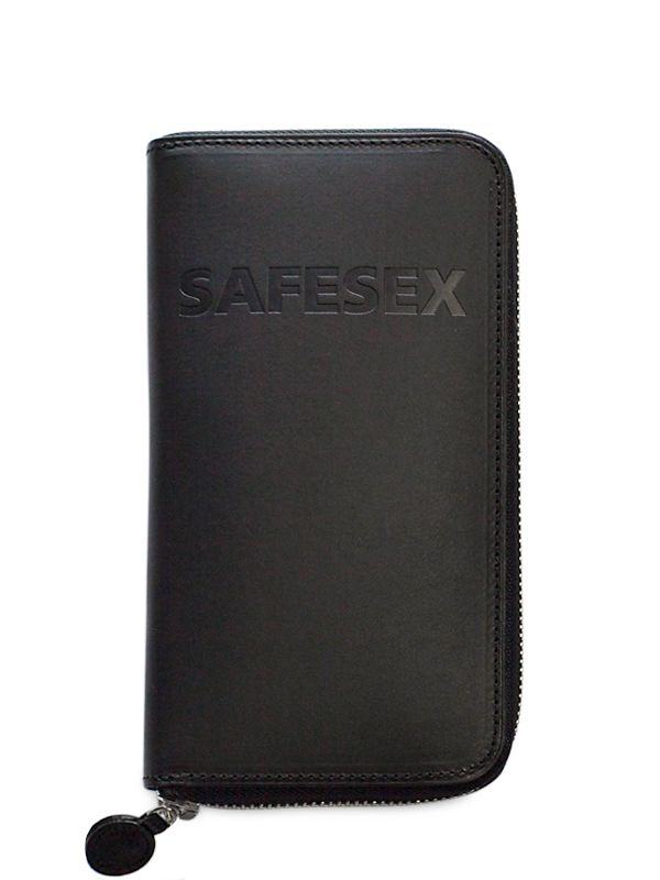 Safesex Leather Wallets with condom pocket 3