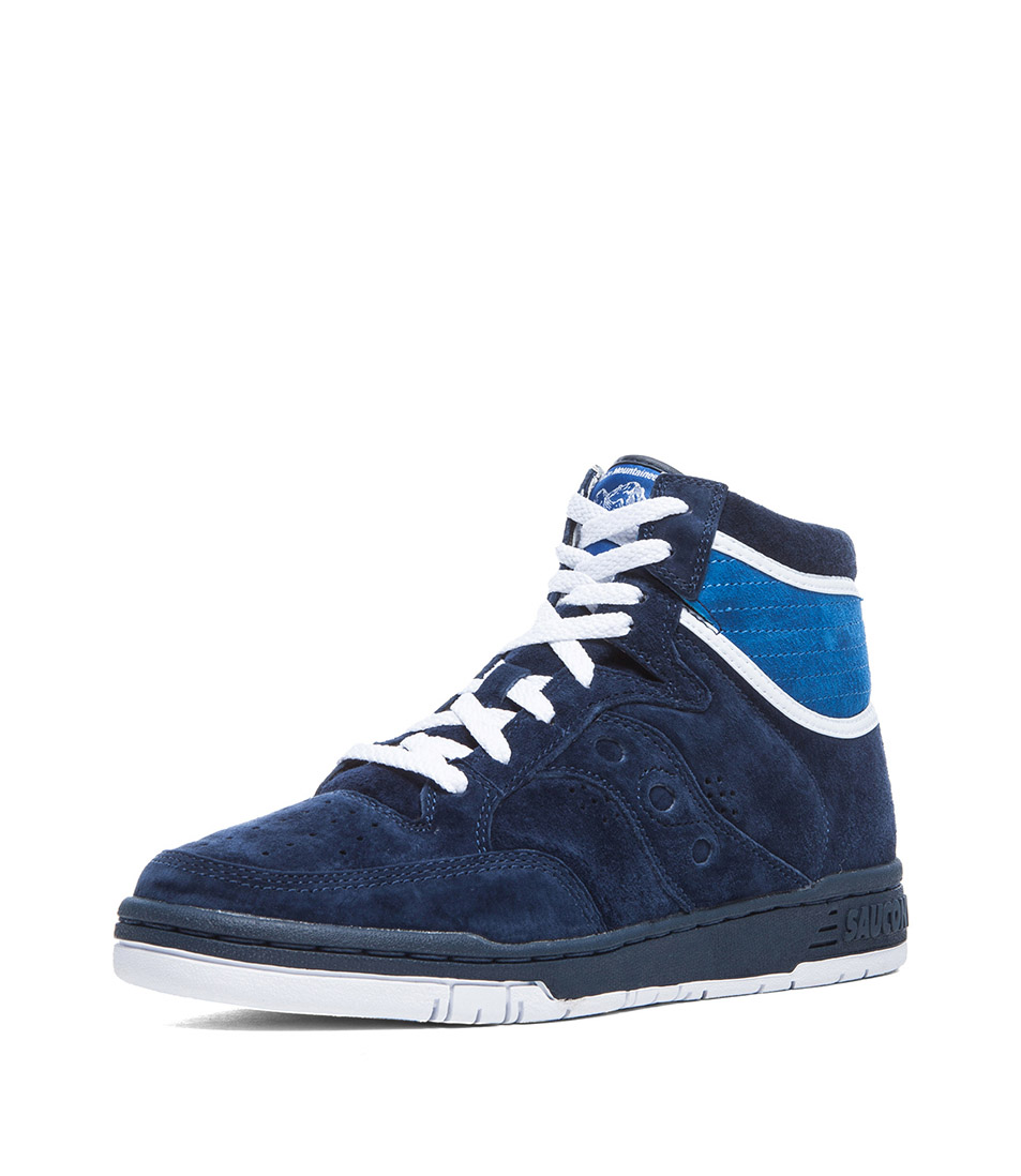 White Mountaineering × Saucony Suede Navy