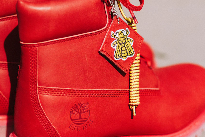 Bee Line × Timberland 6" Boot 'Crimson' 3