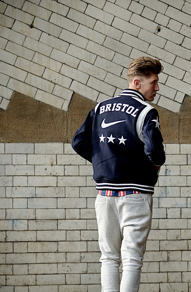 Nike × F.C. Real Bristol Varsity Jacket