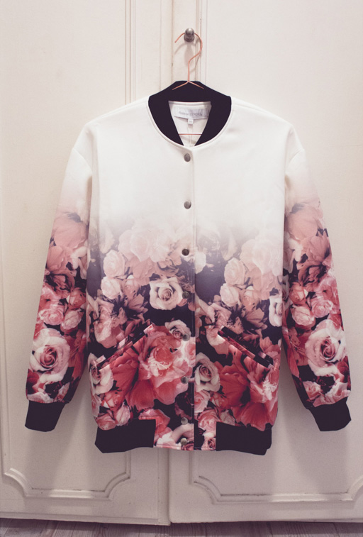 Ombre Floral Finders Keepers Bomber Jacket