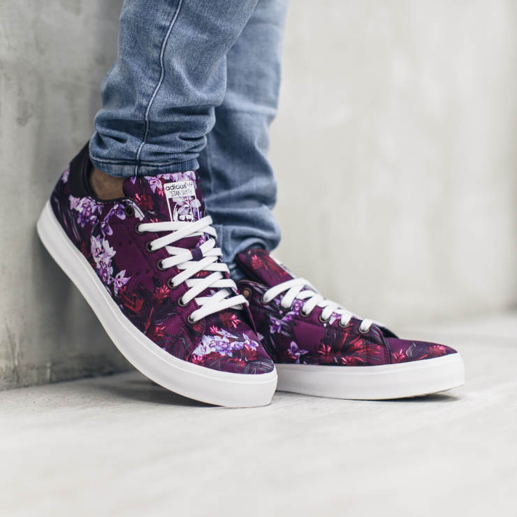Navy, purple & floral Stan Smith Vulc. #adidas #stansmith #adidasoriginals