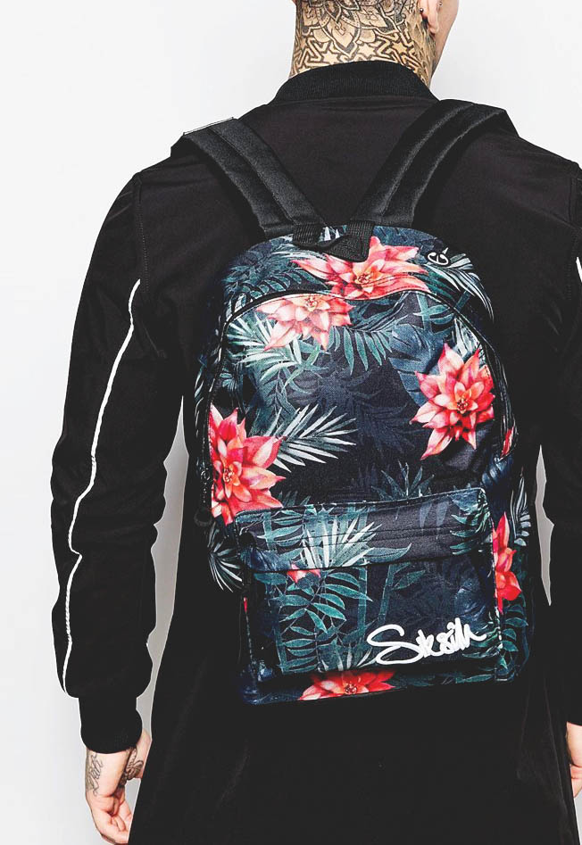 SIKSILK Floral Backpack #menswear #fashion #floral
