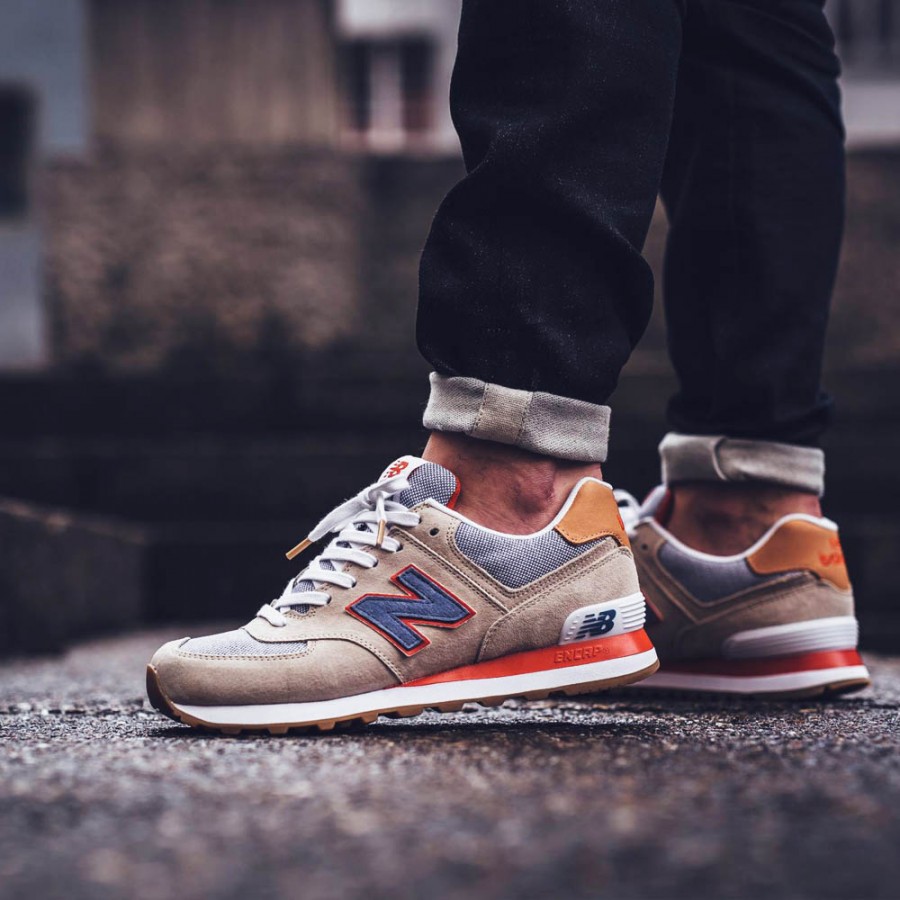 NEW BALANCE 574 Bleached Sand | SOLETOPIA