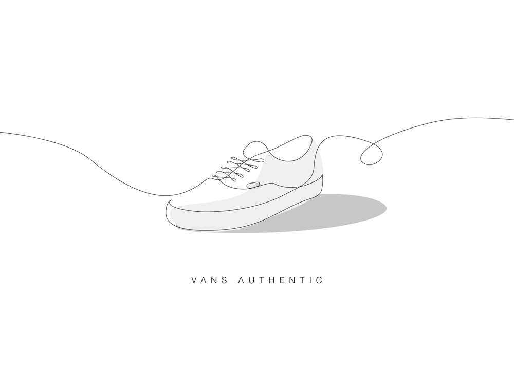 Picasso One Line Sneaker Art #minimal