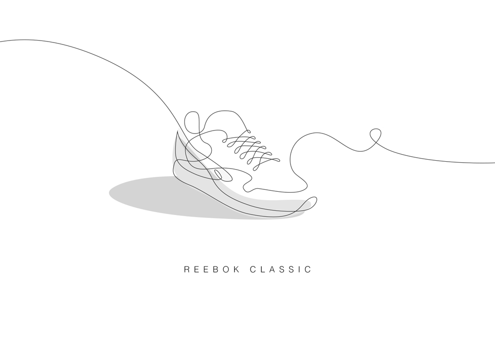 Picasso One Line Sneaker Art #minimal