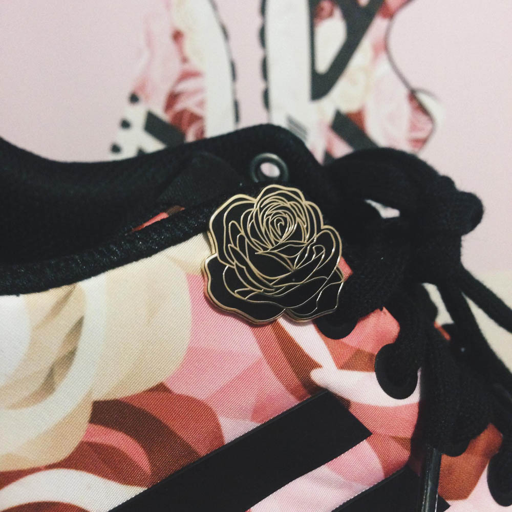 The most beautiful rose print in street wear