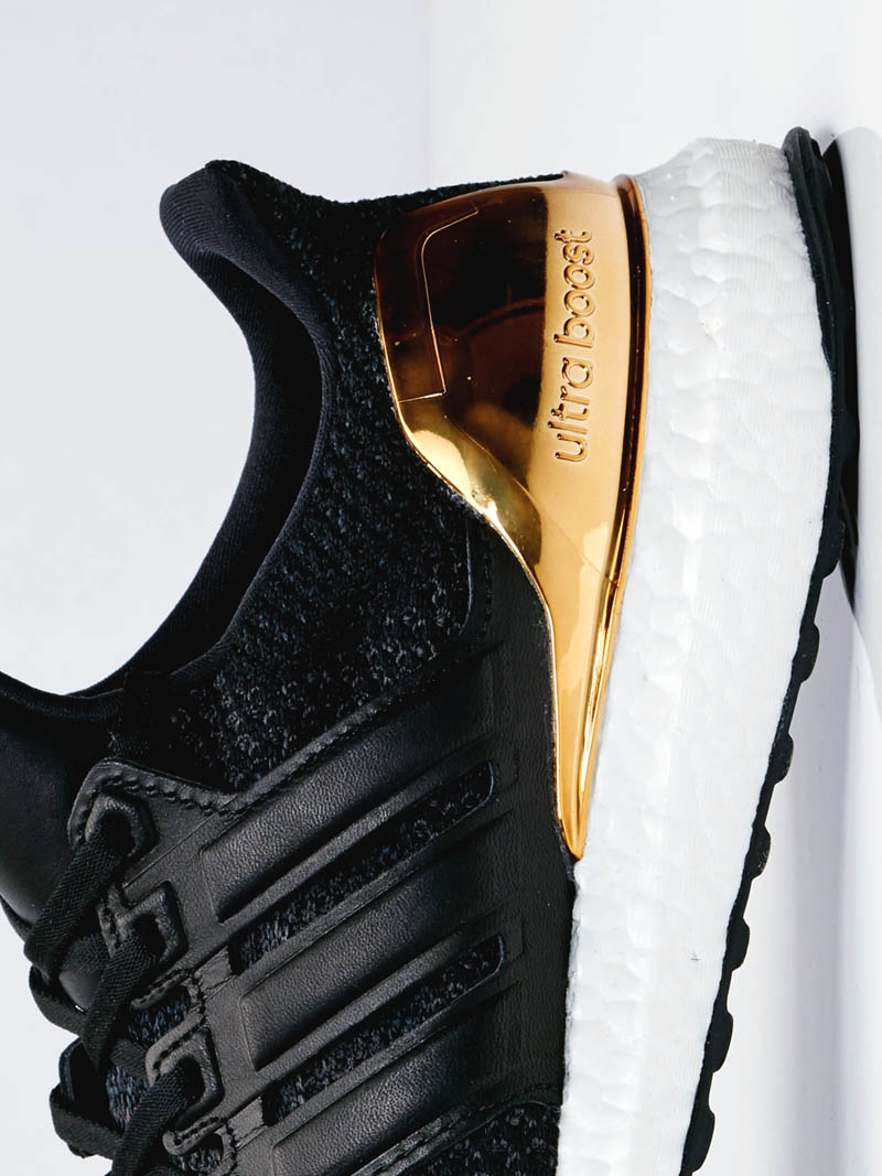 The long-awaited Black × Gold Adidas UltraBoost LTD. is finally here