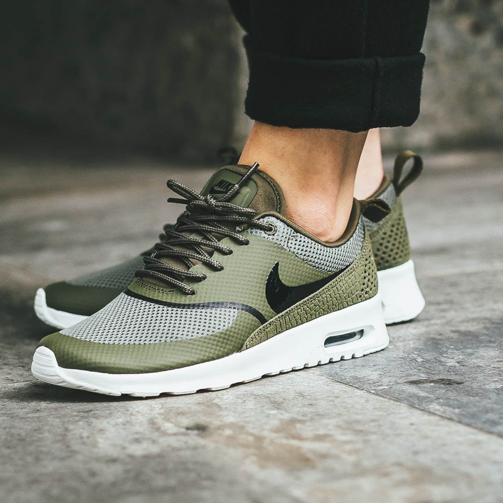 NIKE Wmns Air Max Thea 'Olive & Summit White' #fw16