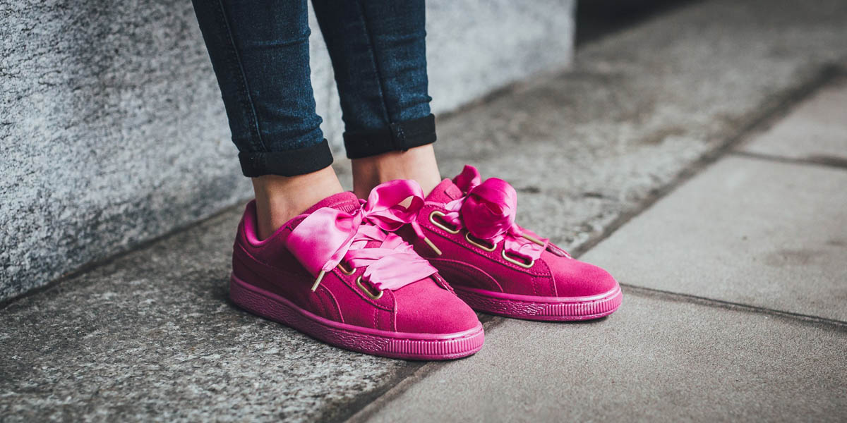 PUMA Suede Heart Satin